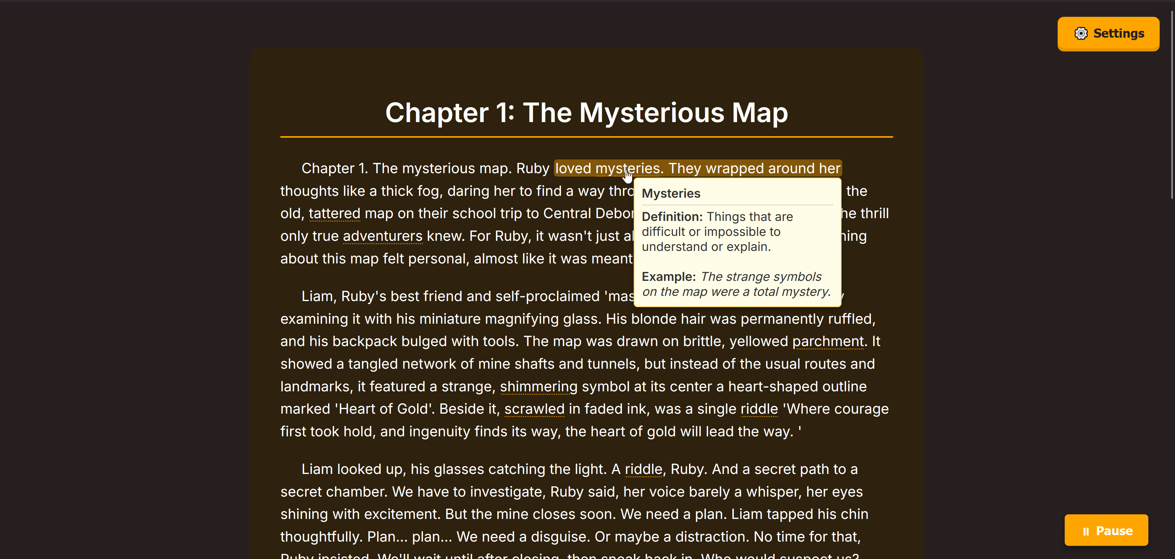 Children reading The Magical Codex book in a classroom setting