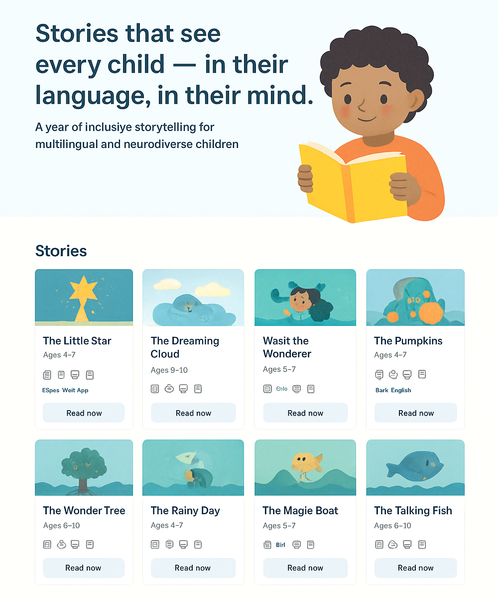 Chatherina’s Starlight Studio — A home for multilingual, neuro-inclusive stories